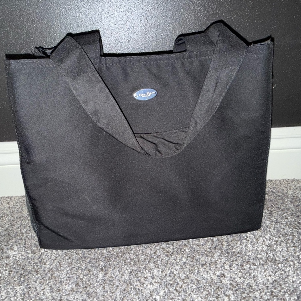 Coach perfumes black canvas sparkle tote